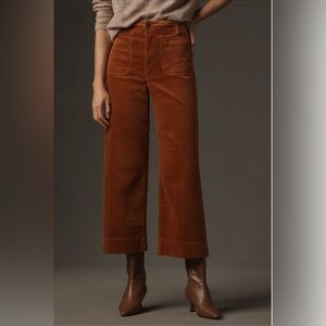 Anthropologie Maeve Corduroy Cropped Colette Pant